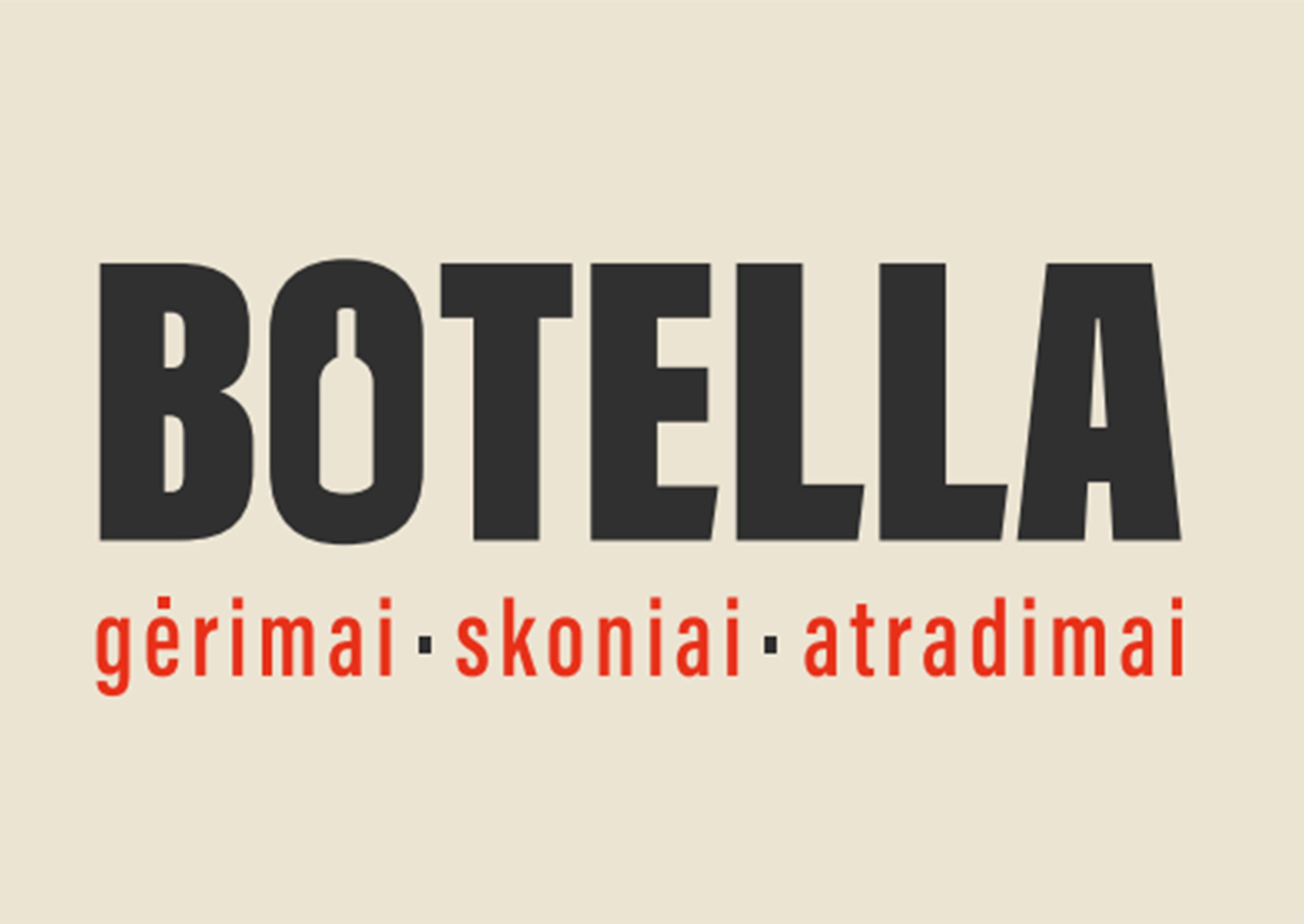 Prekės ženklas: BOTELLA gėrimai skoniai atradimai